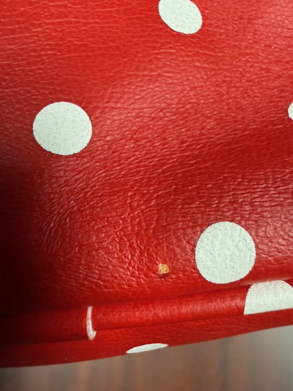 Comme des Garcons GIRL red polka dot mini purse handbag - Picture 4 of 5
